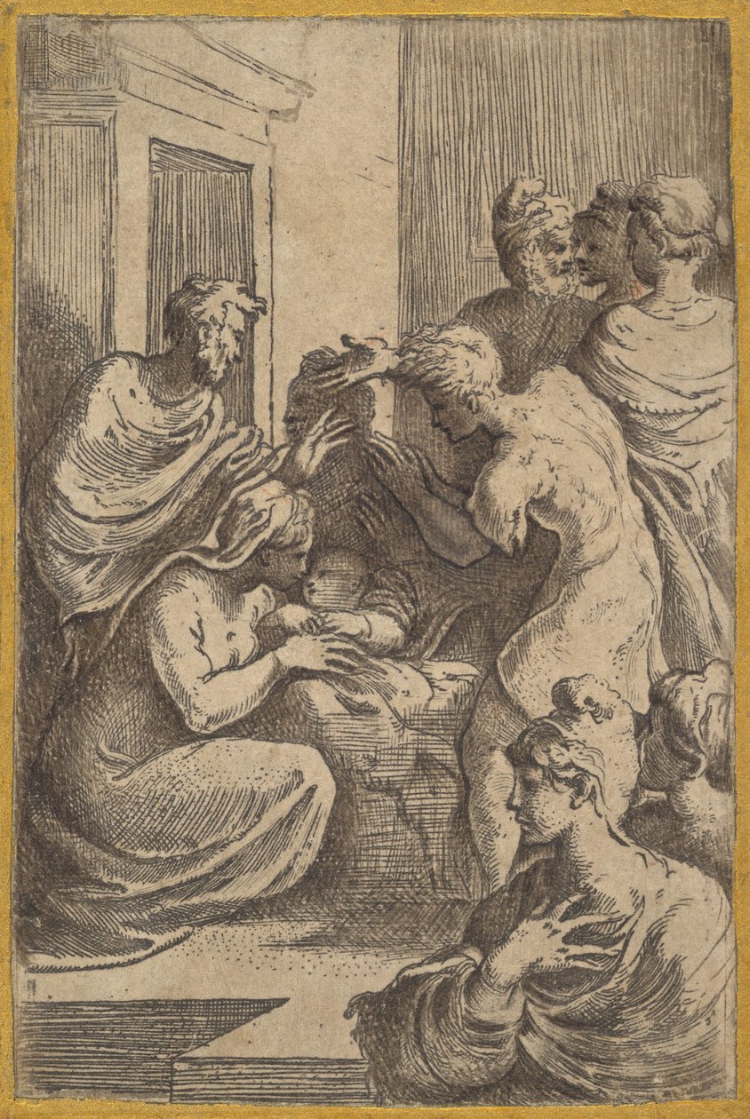 Die Geburt Christi von Parmigianino