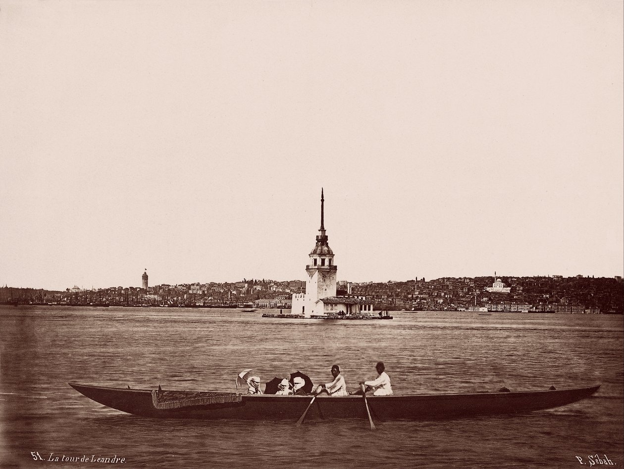 Kz Kulesi, Galata und Fndkl Wohngebiete von J. Pascal Sebah
