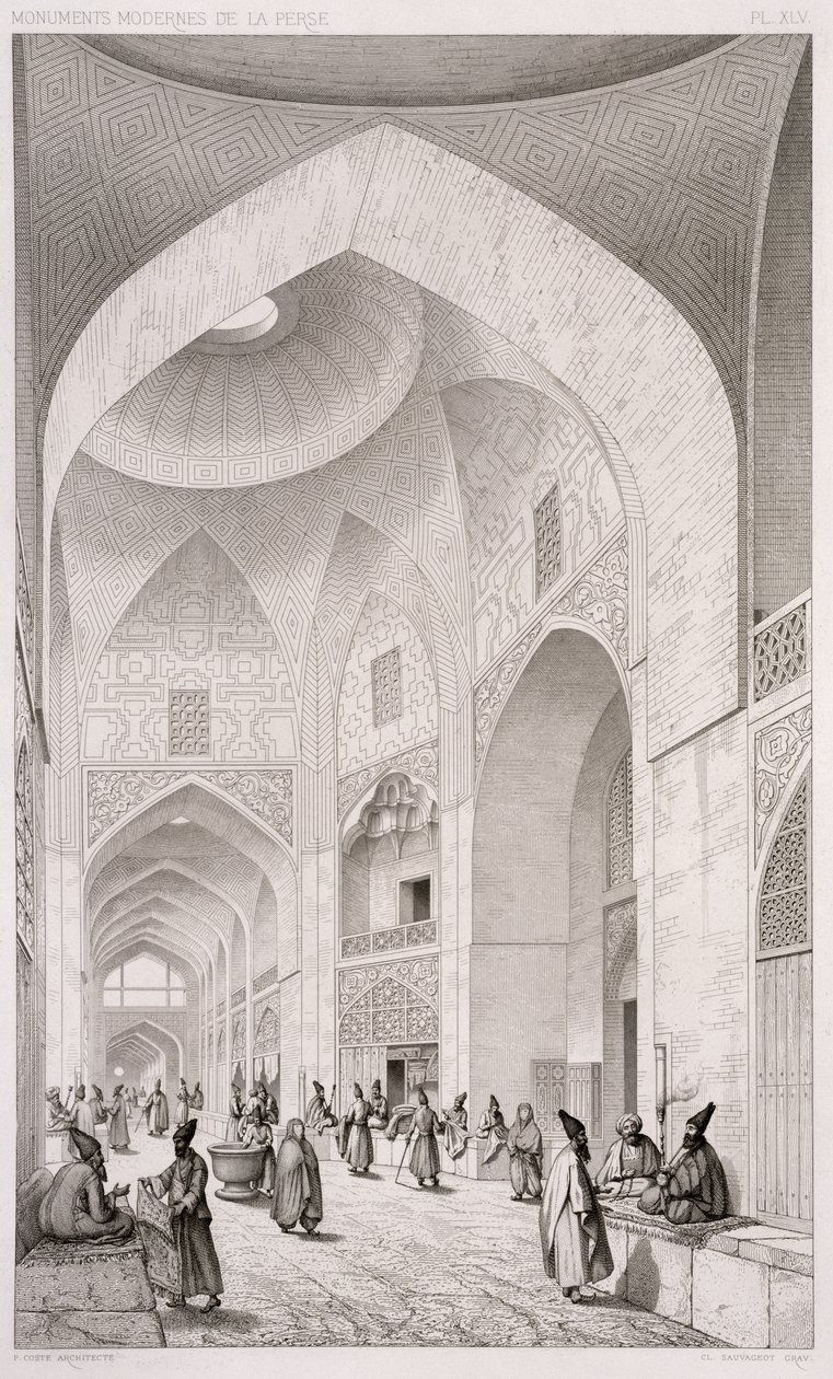 Tuchmarkt in Isfahan, aus 