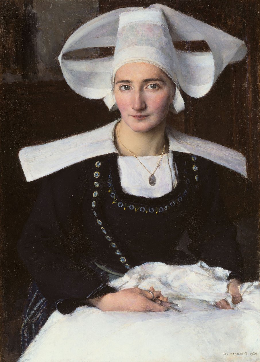 Frau aus der Bretagne von Pascal Adolphe Jean Dagnan Bouveret