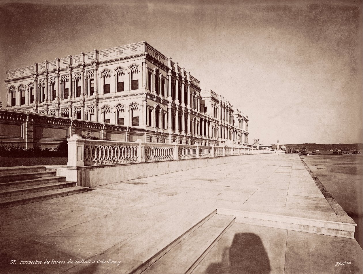 Çırağan-Palast von Pascal Sébah