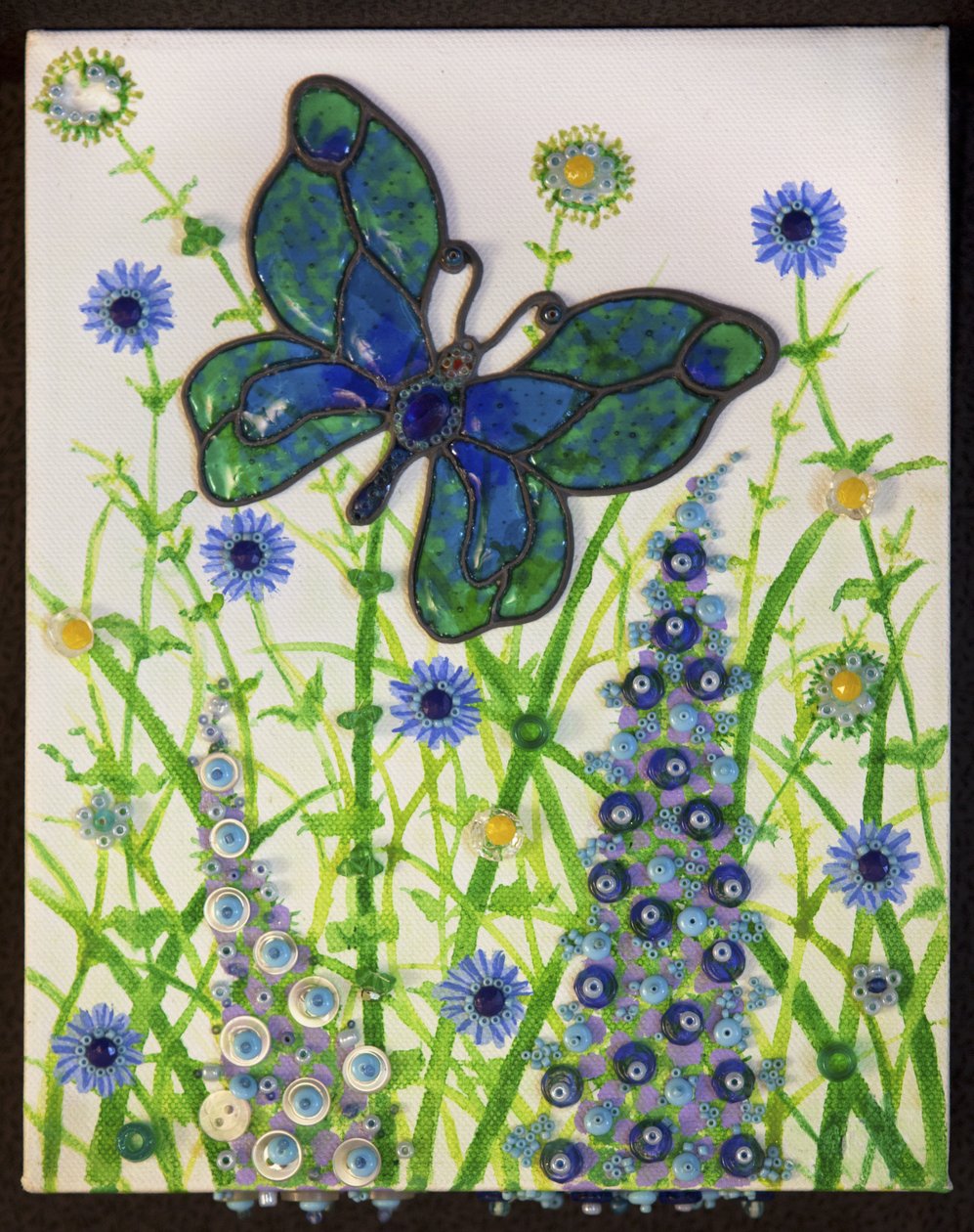 Schmetterlinge, Grün & Blau von Pat Scott