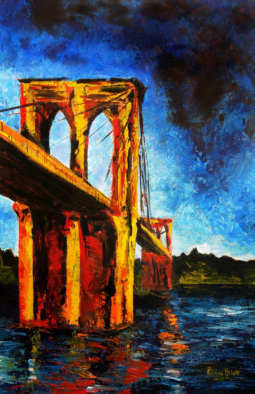 Brooklyn Bridge nach Utopia, 2009 von Patricia Brintle