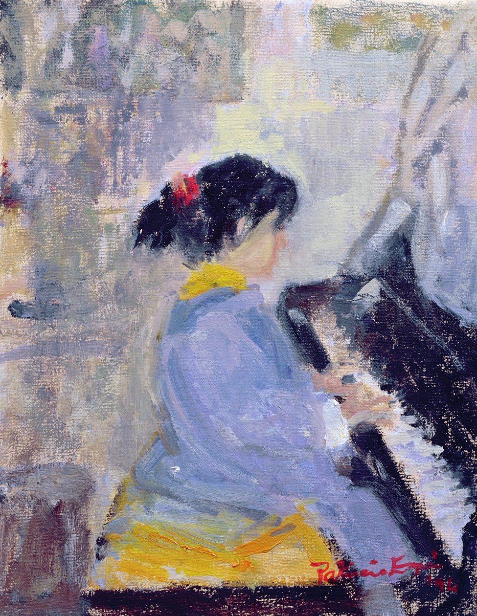 Am Klavier, 1994 von Patricia Espir