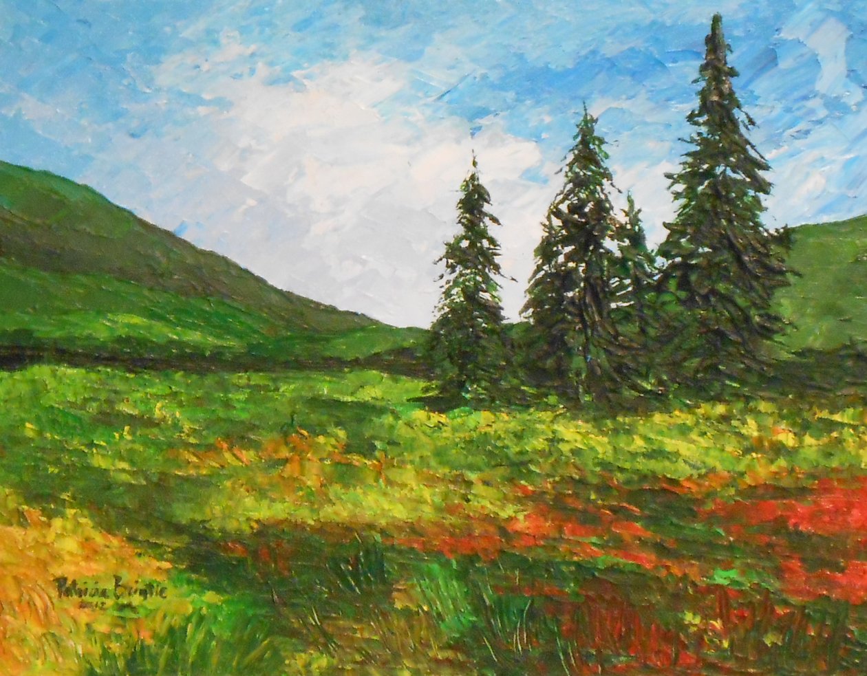 Das Tal hinunter, 2012 von Patricia Brintle
