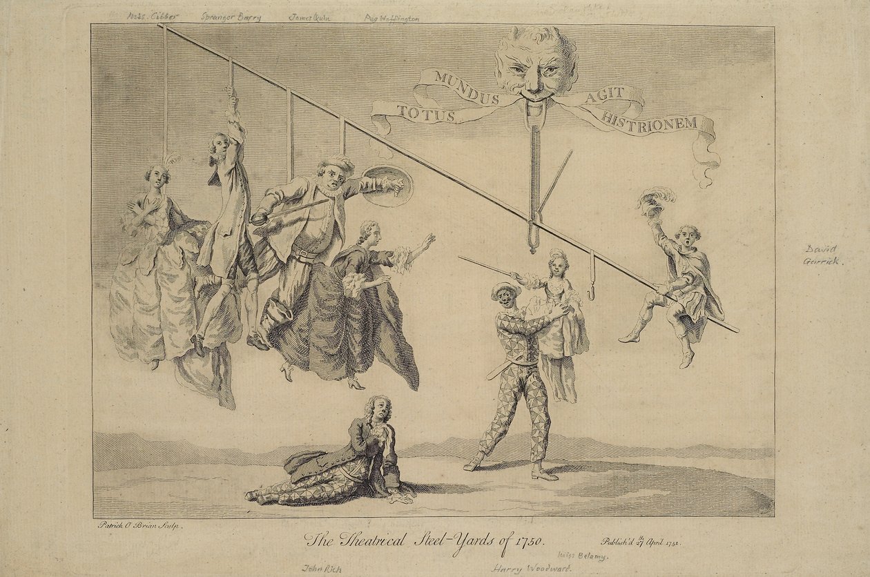 Die Theatralischen Waagen von 1750, 1741 von Patrick OBrian