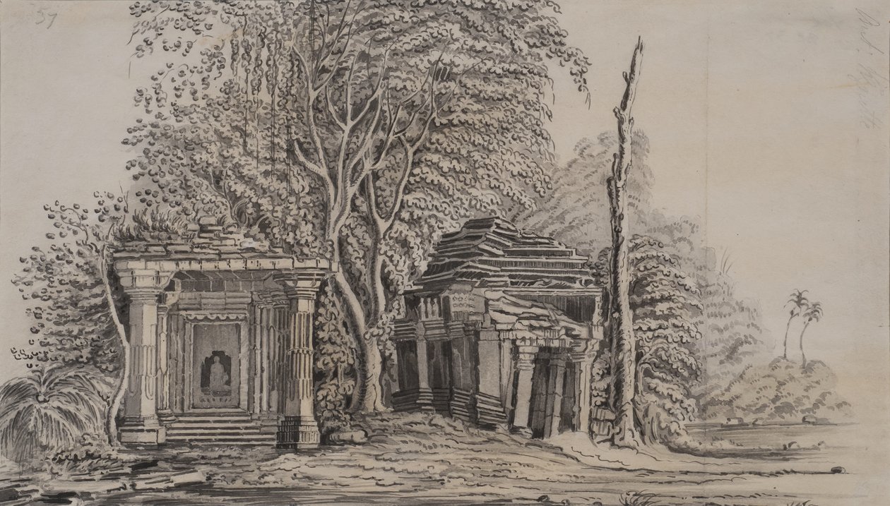 Tempel von Gunga Bheou von Patrick Waugh