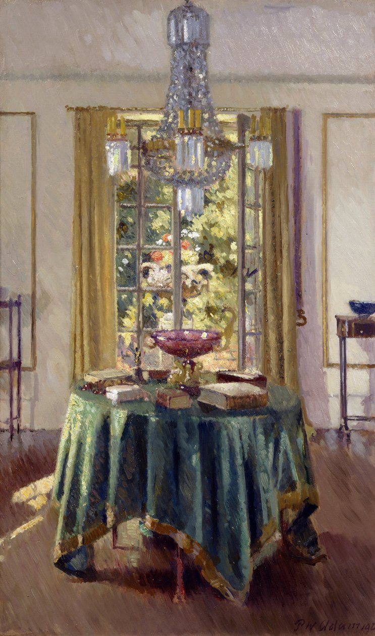 Das grüne Tischtuch, 1926 von Patrick William Adam