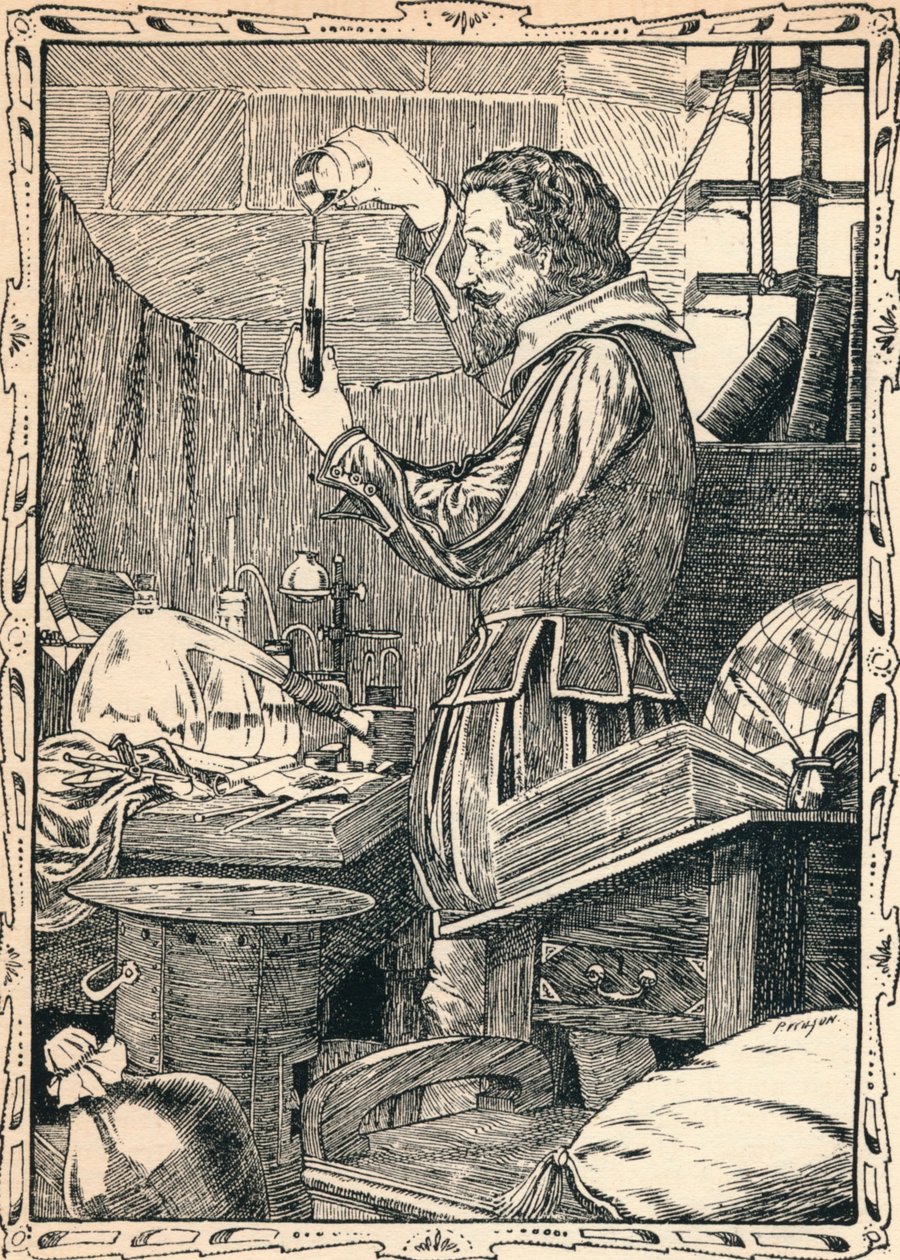 Guy Fawkes bereitet das langsame Streichholz vor von Patten Wilson