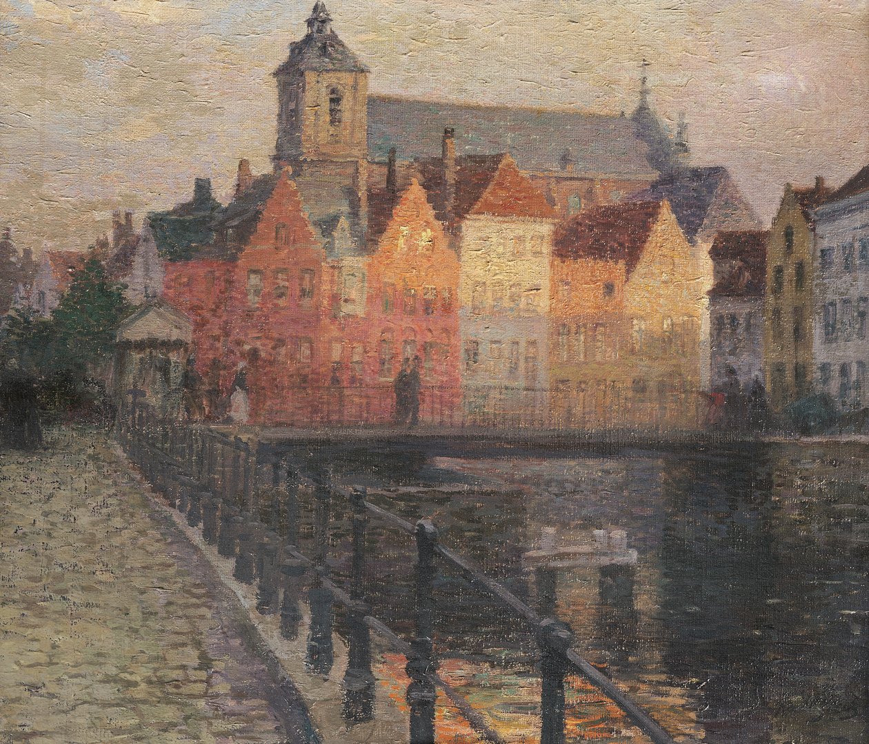 Quai de la Paille, Brügge von Paul Albert Steck