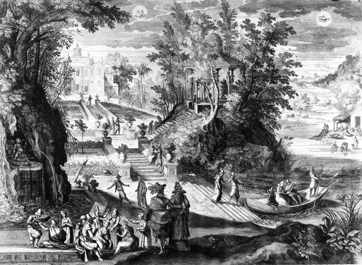 Maius Junius, Druck von Aegidius Sadeler II, 1615 von Paul Bril