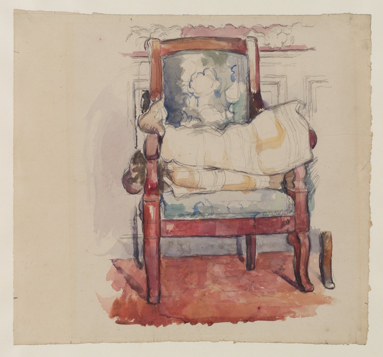 Sessel, 1885-90 von Paul Cézanne