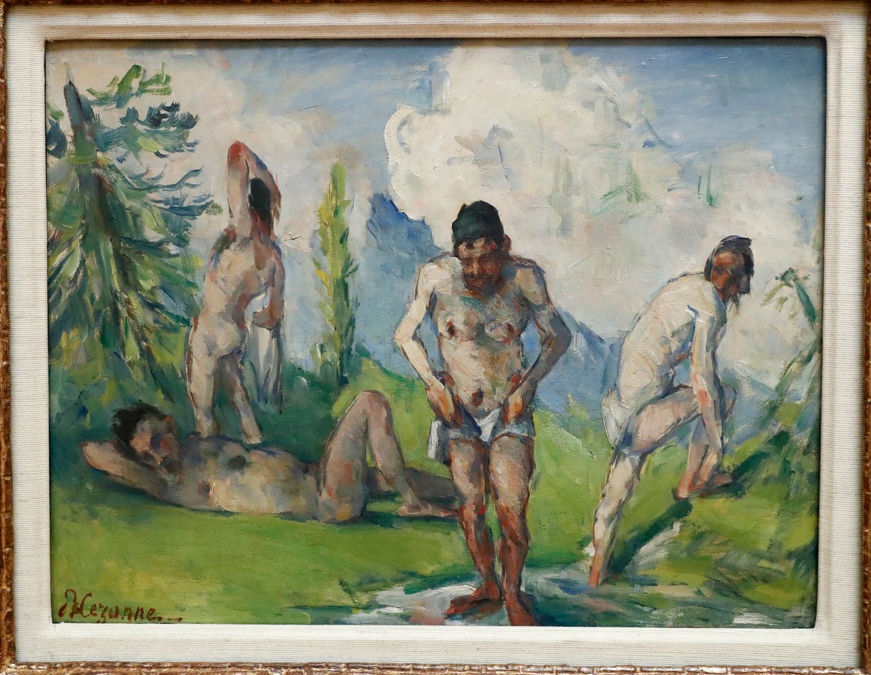 Badende in Ruhe von Paul Cézanne