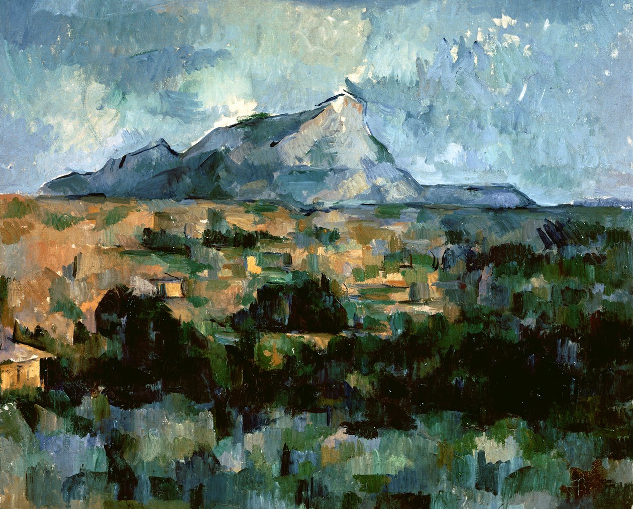 Montagne Sainte-Victoire, 1904-06 von Paul Cézanne