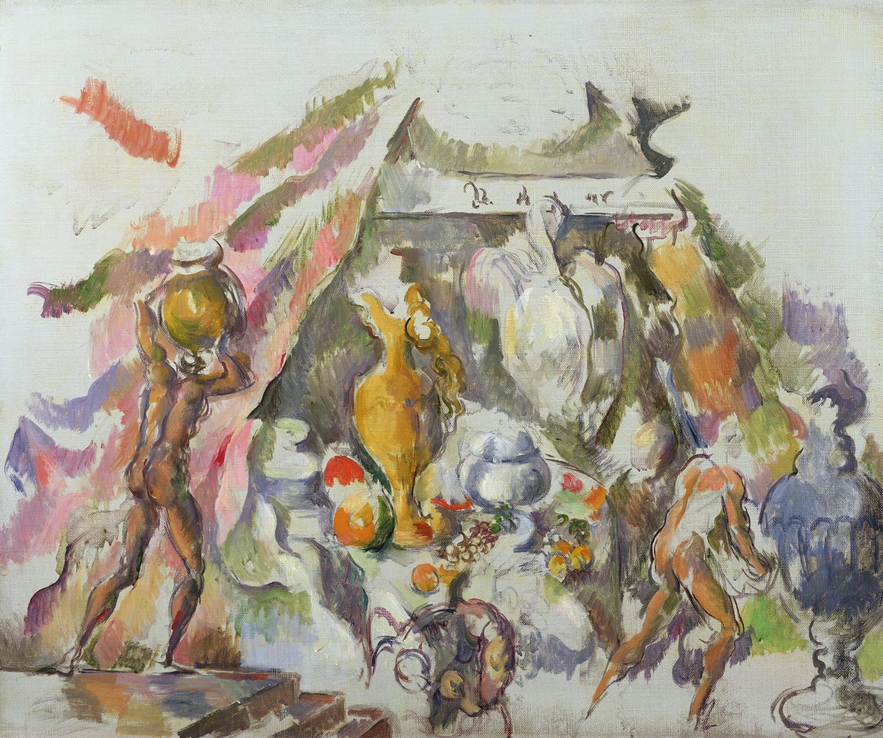 Vorbereitung des Banketts, ca. 1890 von Paul Cézanne