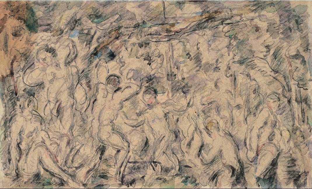 Badende von Paul Cézanne