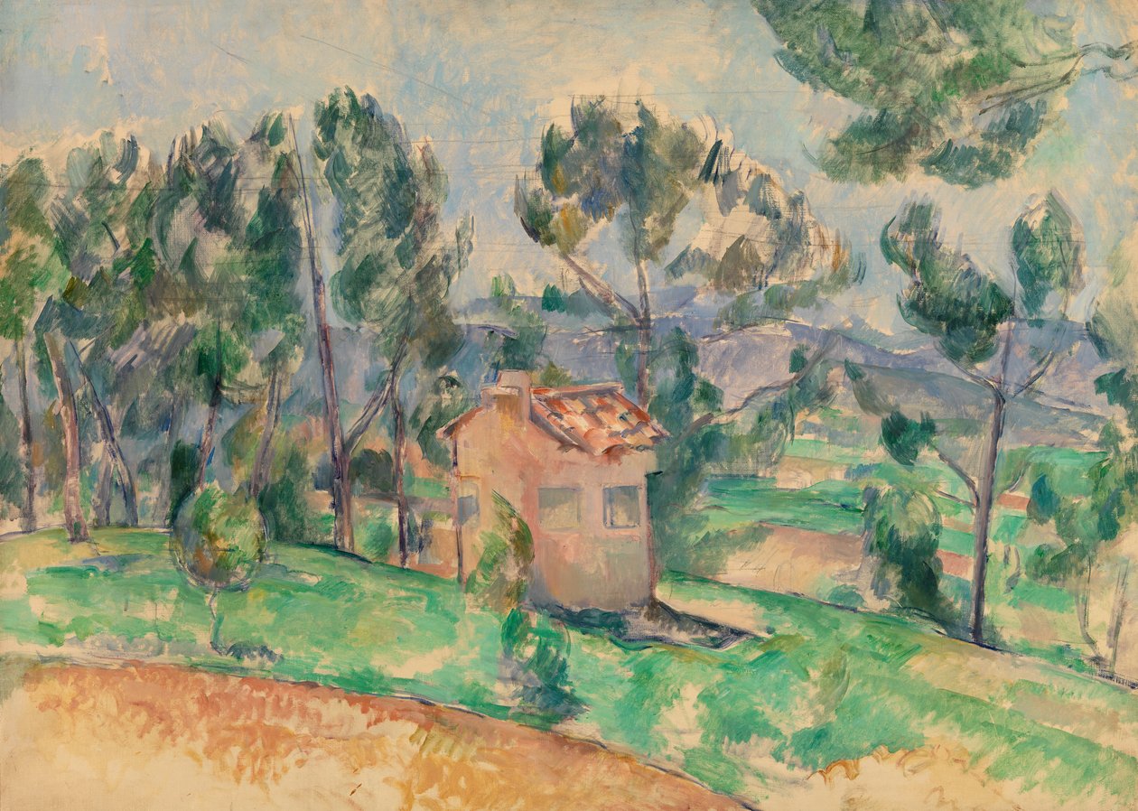 Jagdhütte in der Provence, 1888-90 von Paul Cézanne