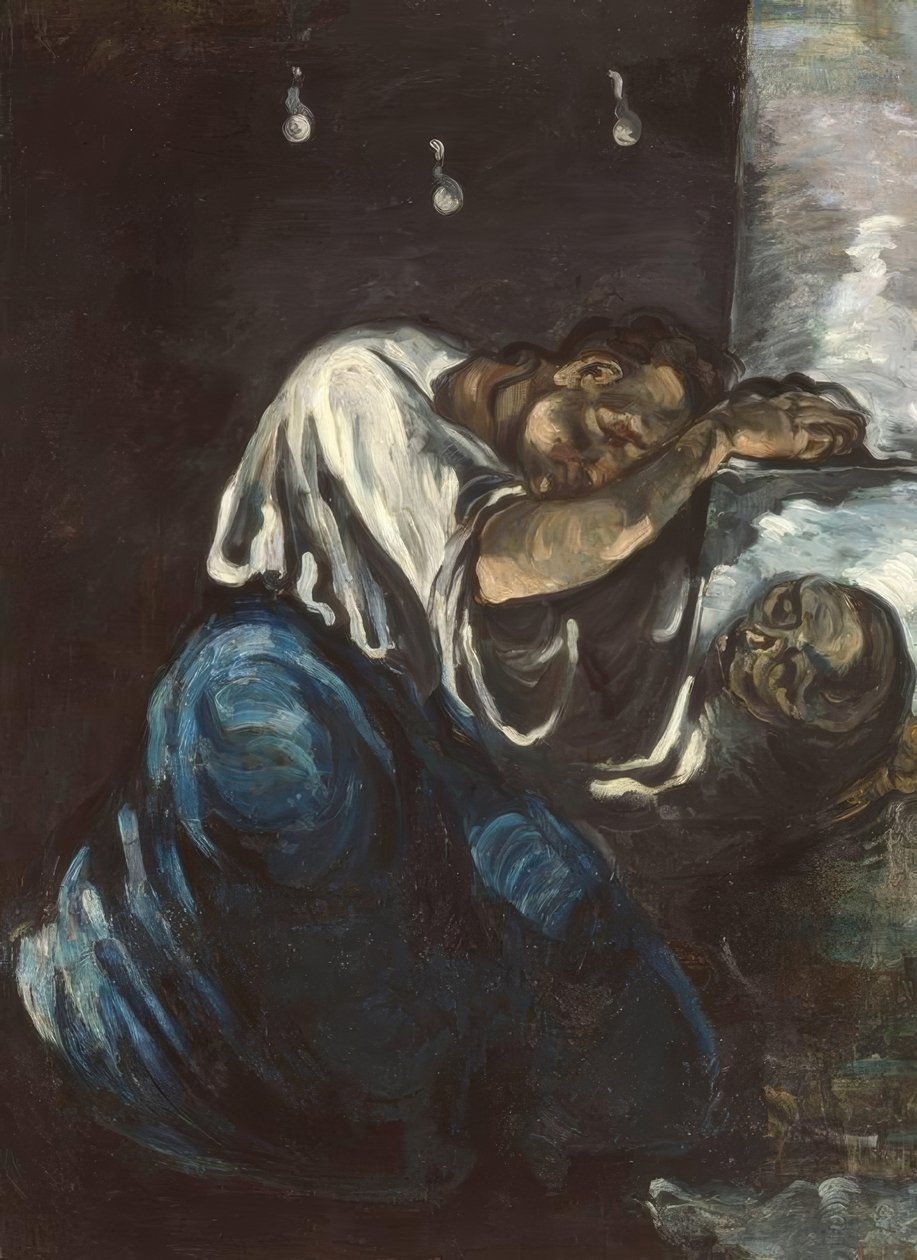 Die Magdalena oder Der Schmerz von Paul Cézanne