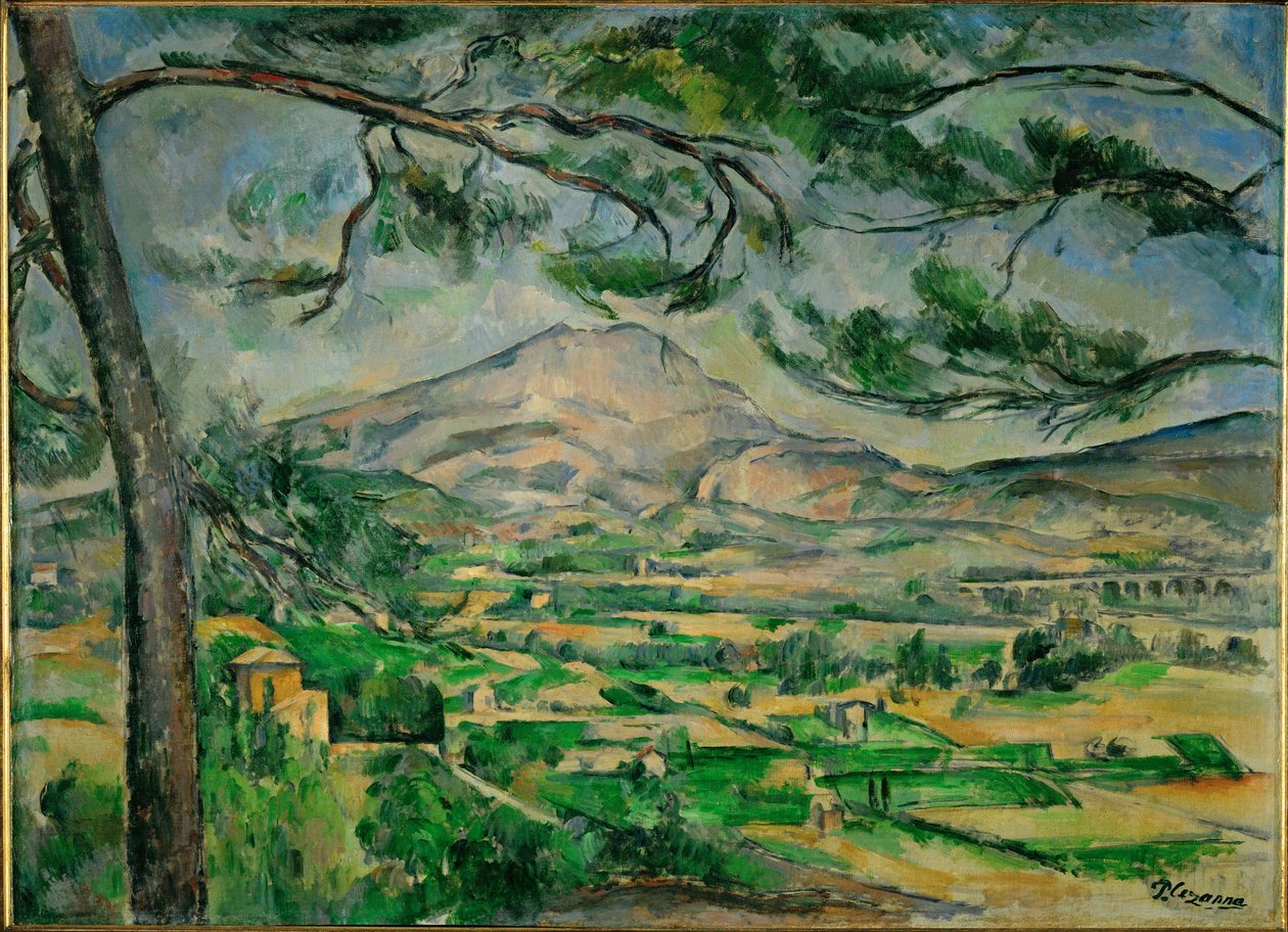 Mont Sainte-Victoire von Paul Cézanne