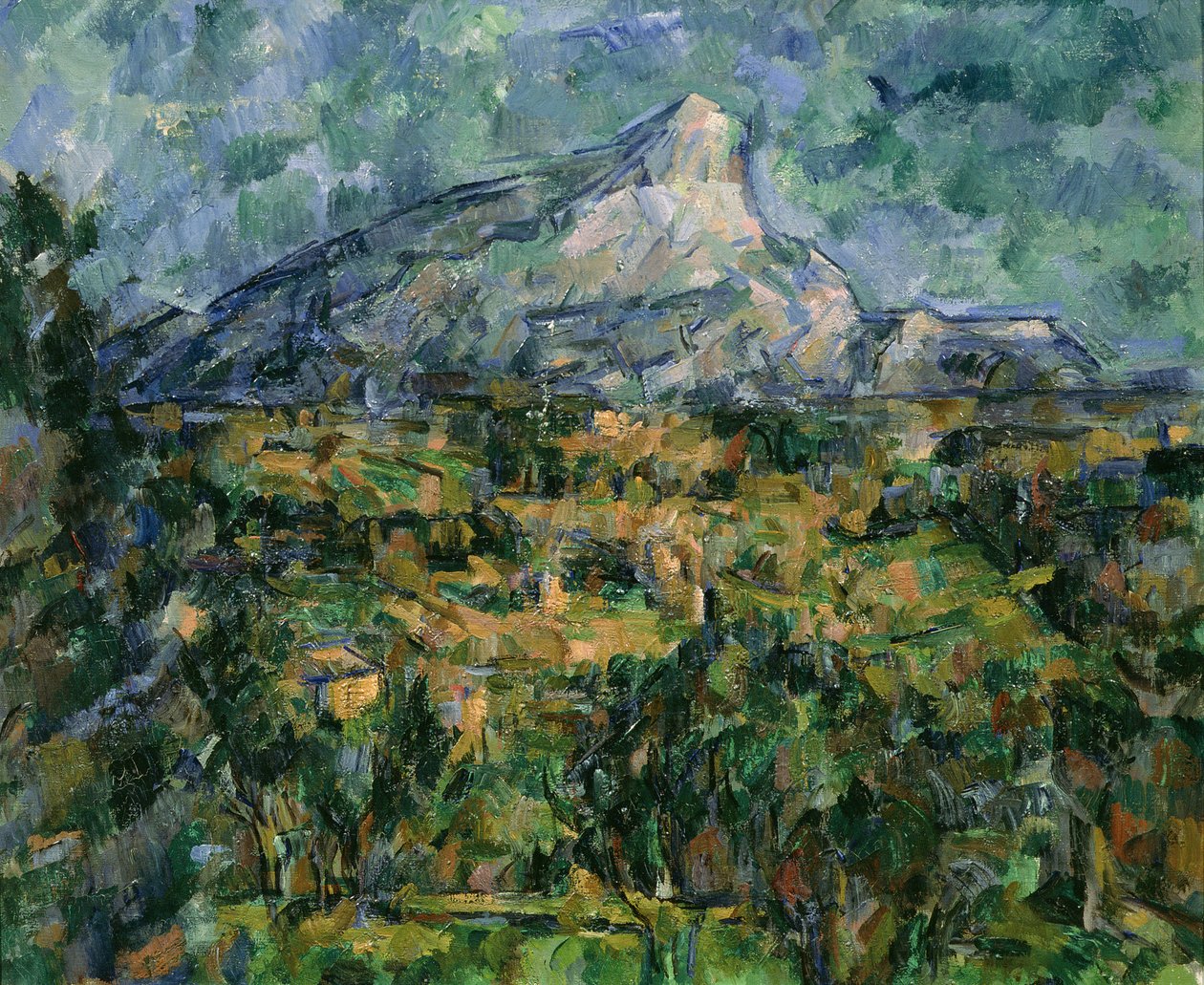 Mont Sainte-Victoire, 1904-05 von Paul Cézanne