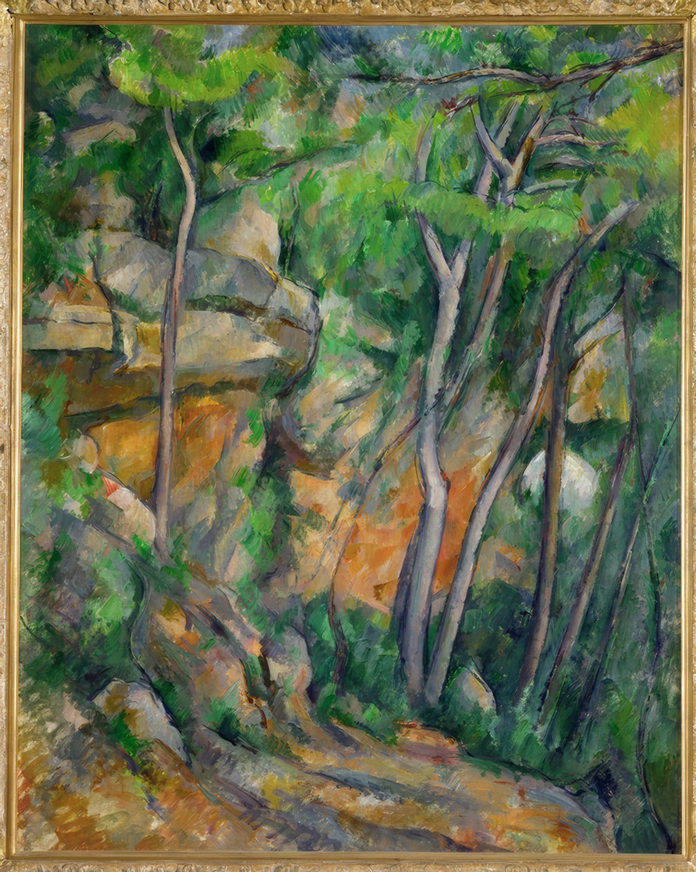 P. Cézanne, Im Park des Château Noir von Paul Cézanne
