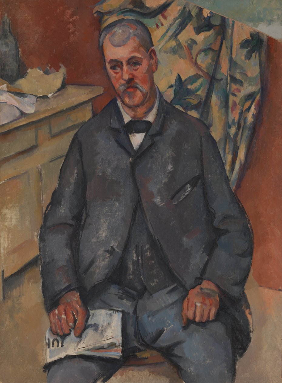 Sitzender Mann von Paul Cézanne
