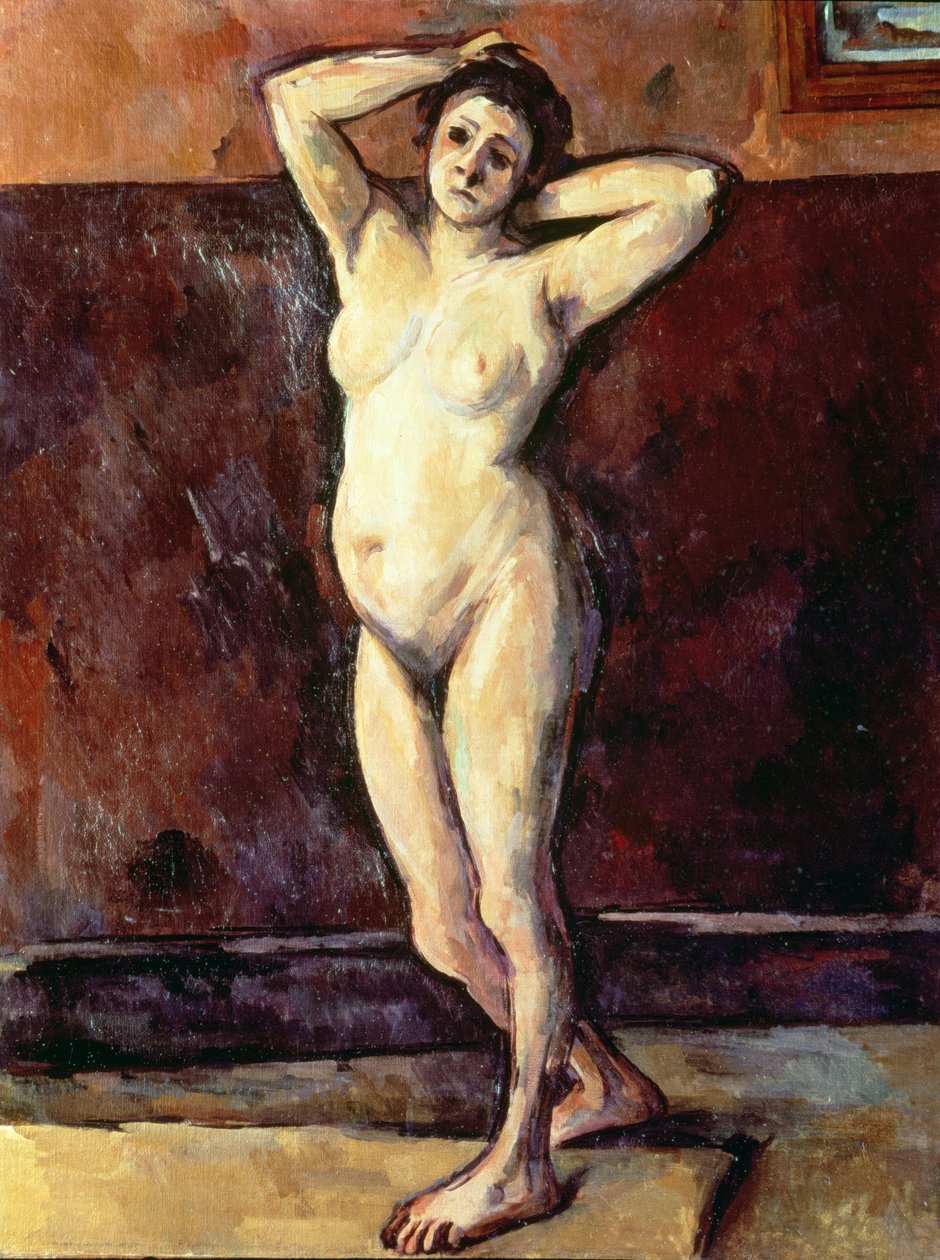 Stehende nackte Frau von Paul Cézanne