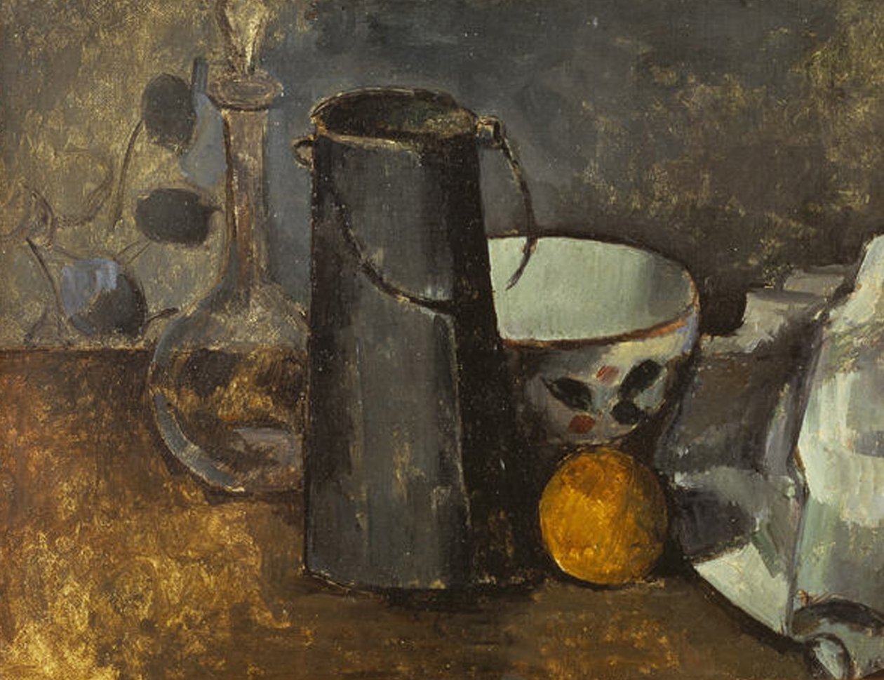 Stillleben mit Karaffe von Paul Cézanne