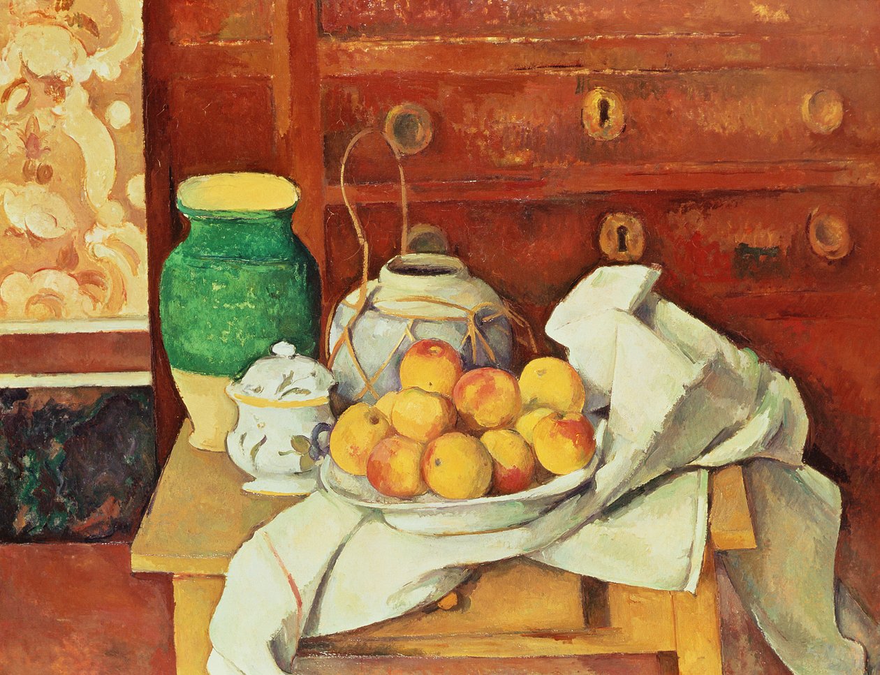Stillleben mit einer Kommode, 1883-87 von Paul Cézanne