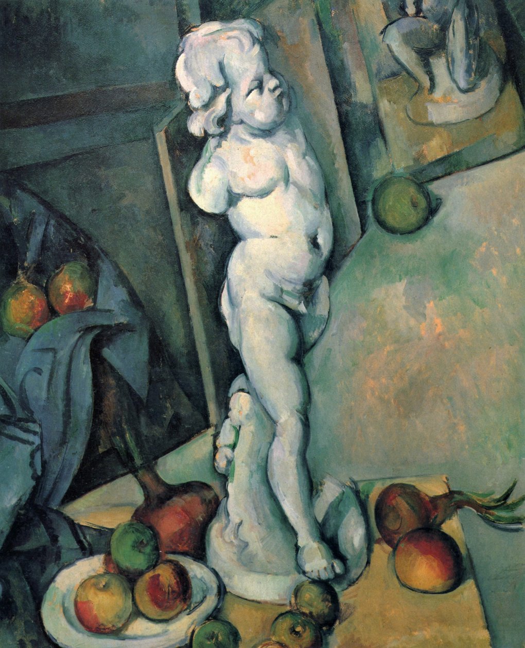 Stillleben mit Putto von Paul Cézanne