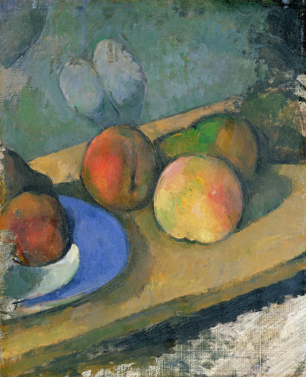 Der blaue Teller, 1879-82 von Paul Cézanne