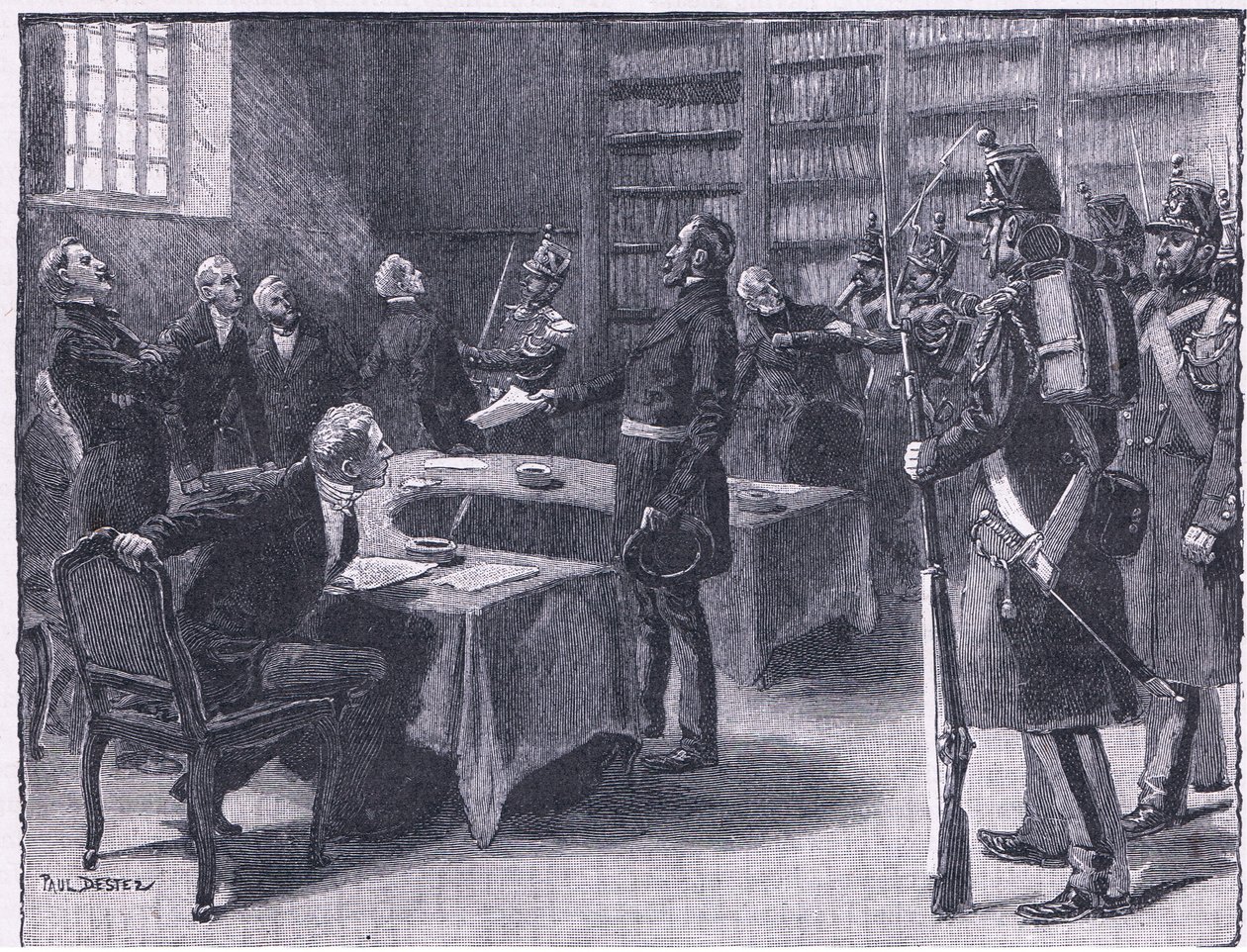 Der Staatsstreich 1851: Räumung der Richter von Paul Destez