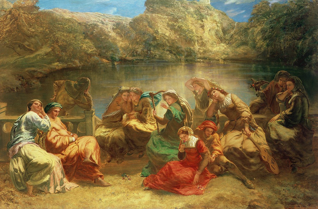 Der siebte Tag des Decameron von Paul Falconer Poole