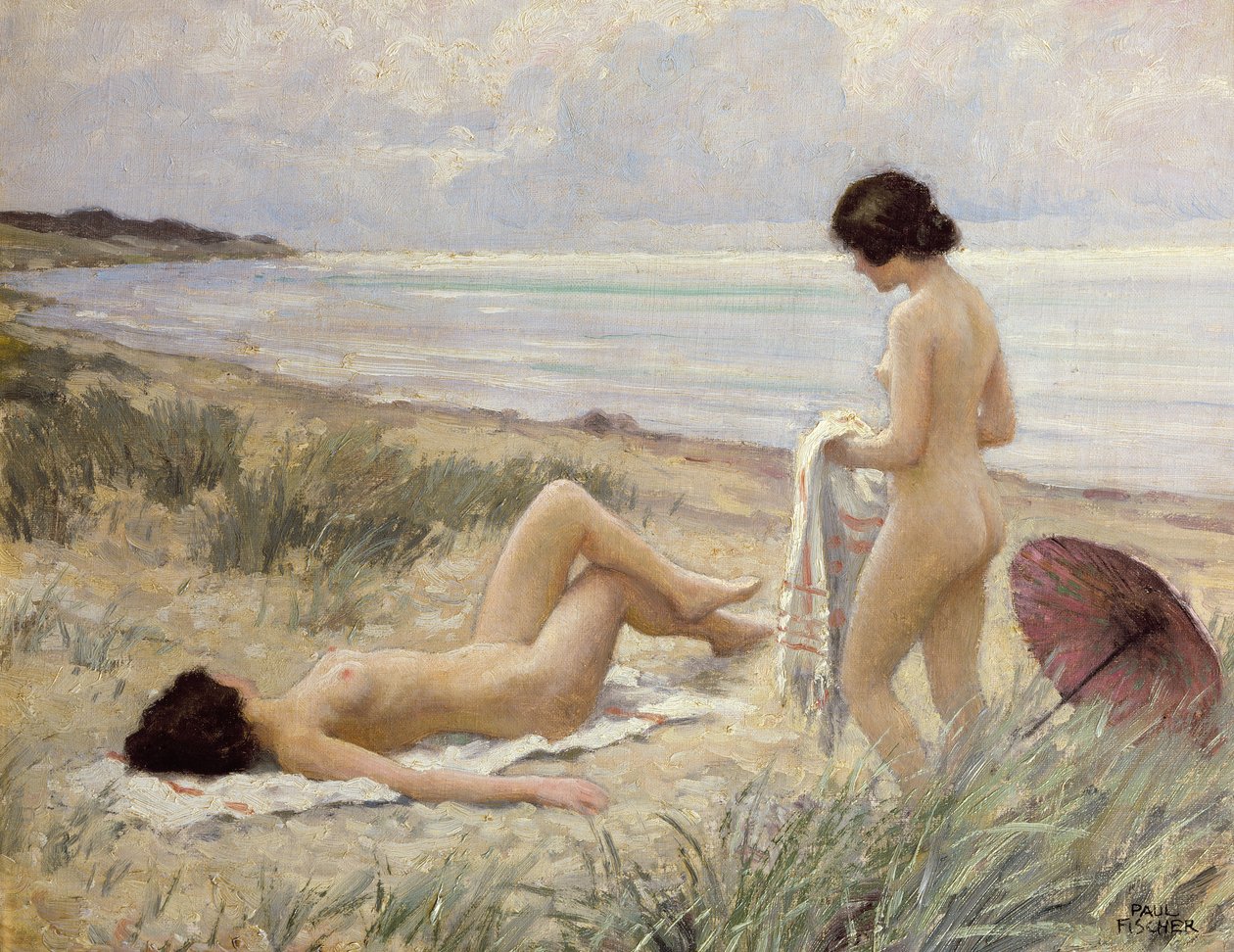 Sommer am Strand von Paul Fischer