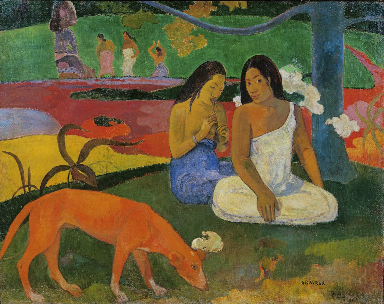 Arearea (Der rote Hund), 1892 von Paul Gauguin