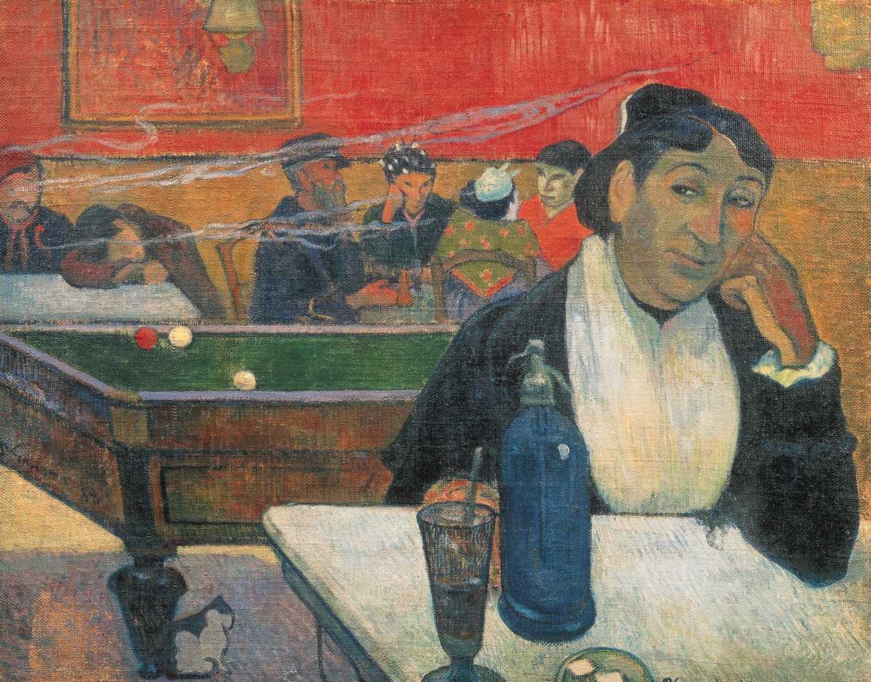 Café in Arles, 1888 von Paul Gauguin
