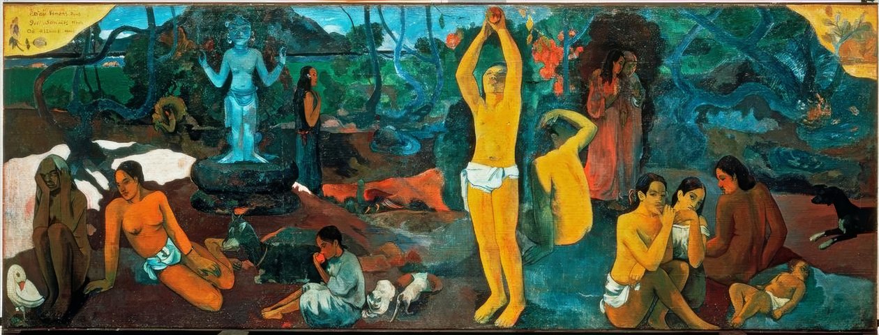 Woher kommen wir? Was sind wir? Wohin gehen wir? von Paul Gauguin