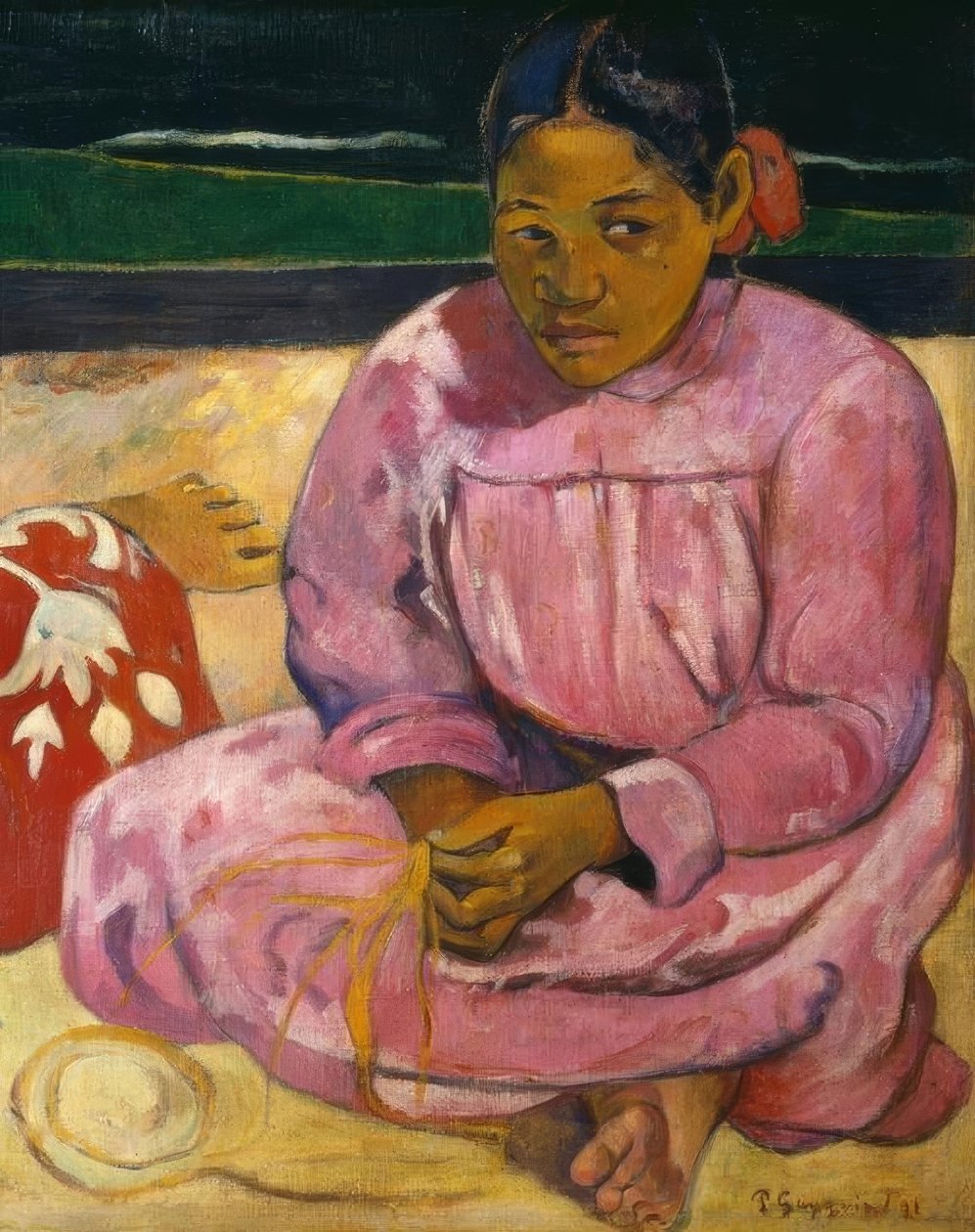 Frauen auf Tahiti von Paul Gauguin