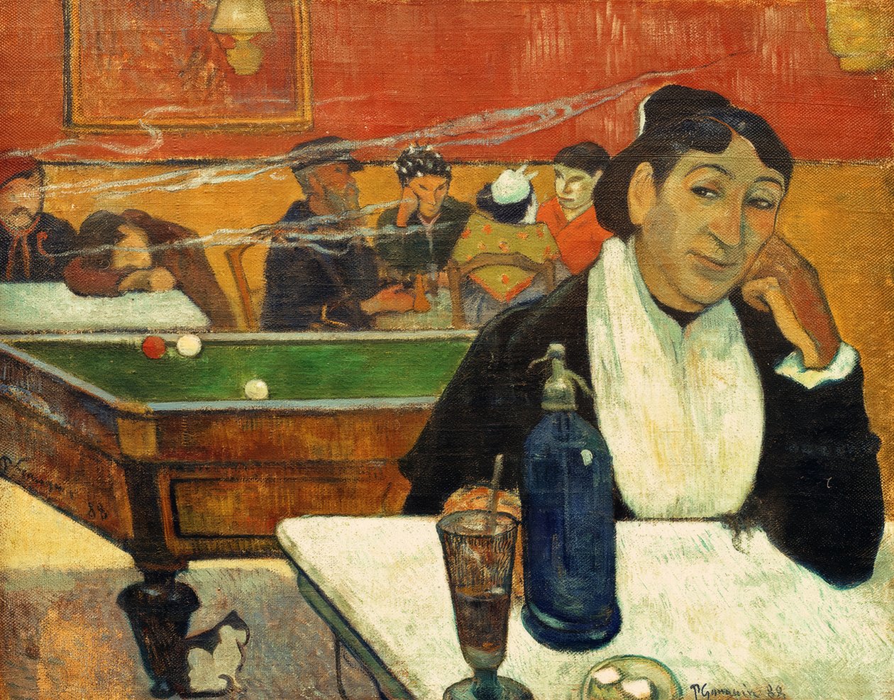 Im Café von Paul Gauguin