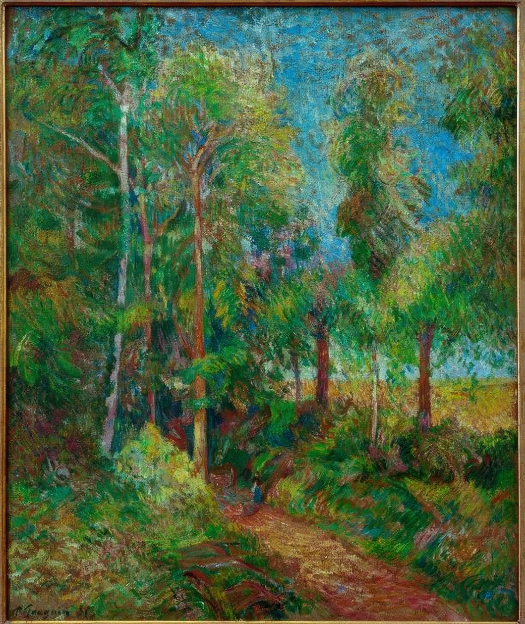 Am Waldrand (I) von Paul Gauguin