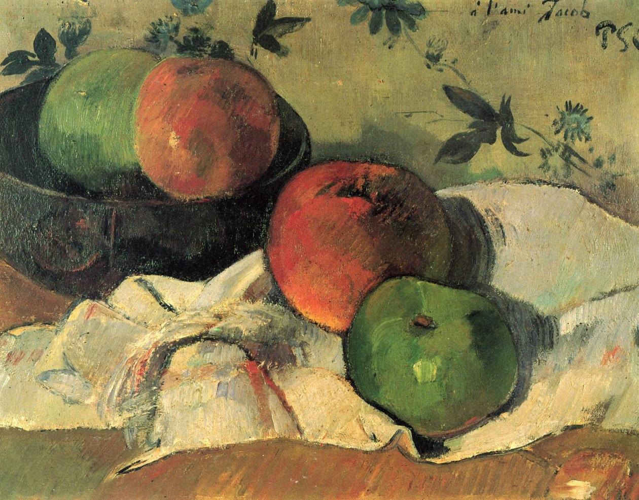 Stillleben mit Freund Jacob von Paul Gauguin