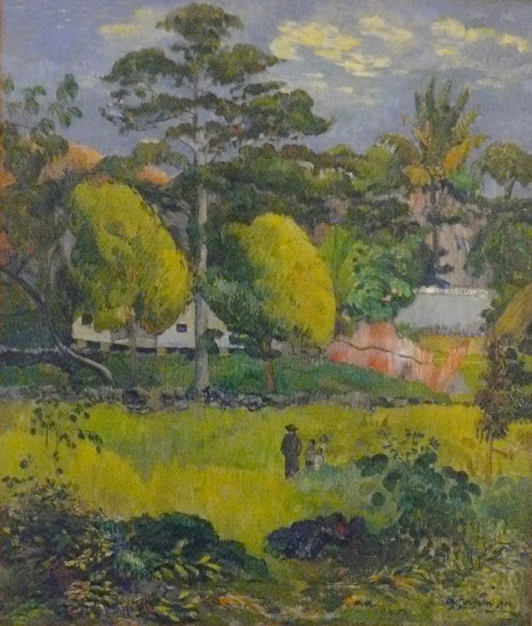 Landschaft oder Familienausflug von Paul Gauguin