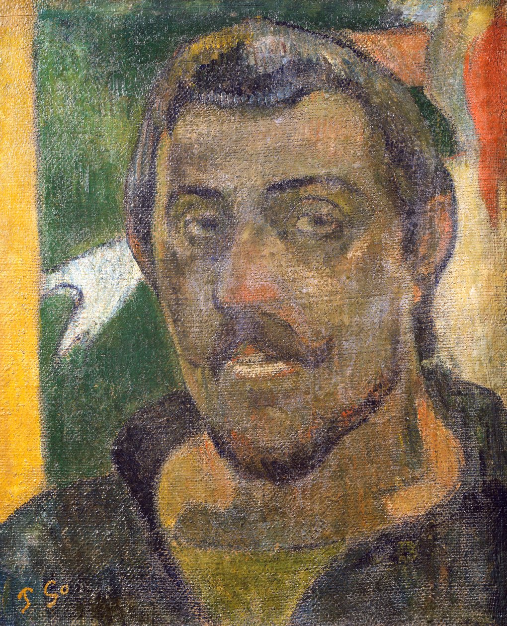 Selbstporträt, ca. 1890-93 von Paul Gauguin