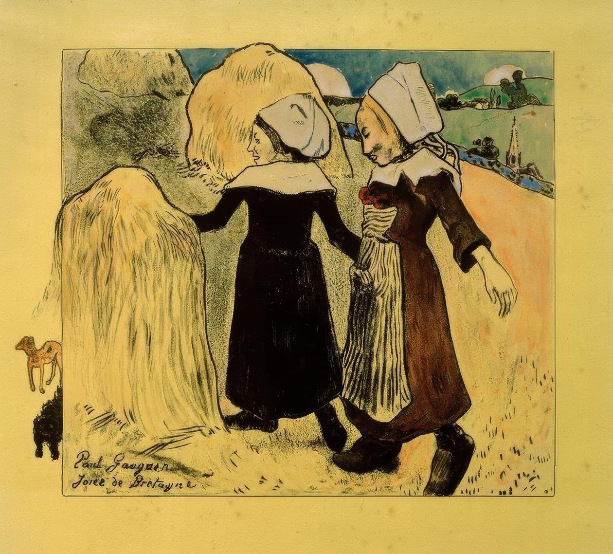 Suite Volpini: Freuden der Bretagne von Paul Gauguin