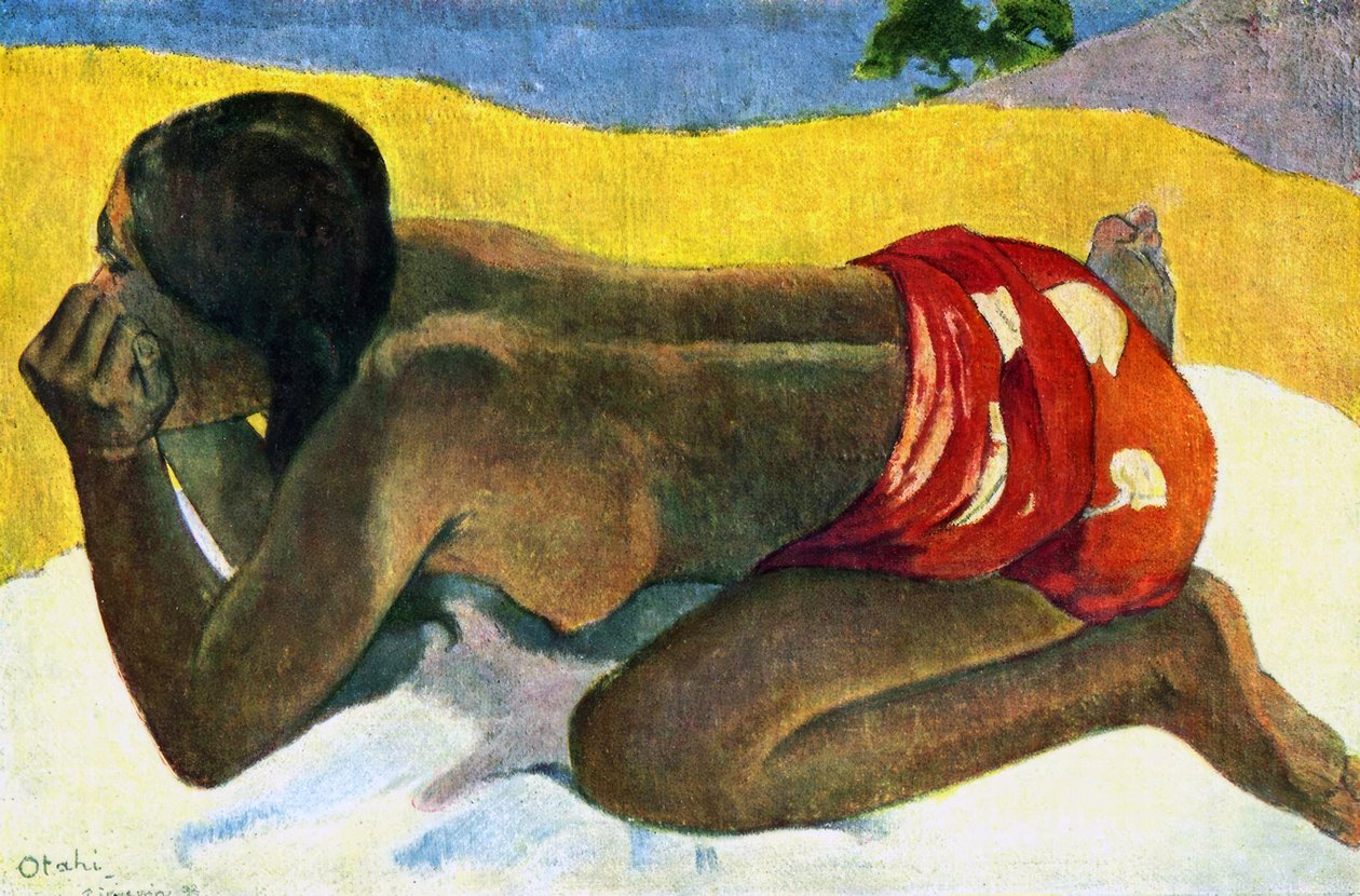 Tahiti: Otaki (Allein), Paul Gauguin (1893) von Paul Gauguin