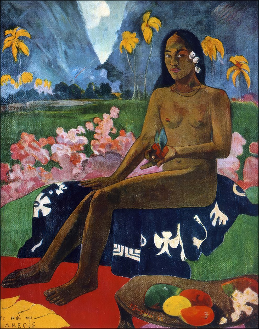 Tahiti: Te Aa No Areois (Der Samen der Areoi), Paul Gauguin (1892) von Paul Gauguin