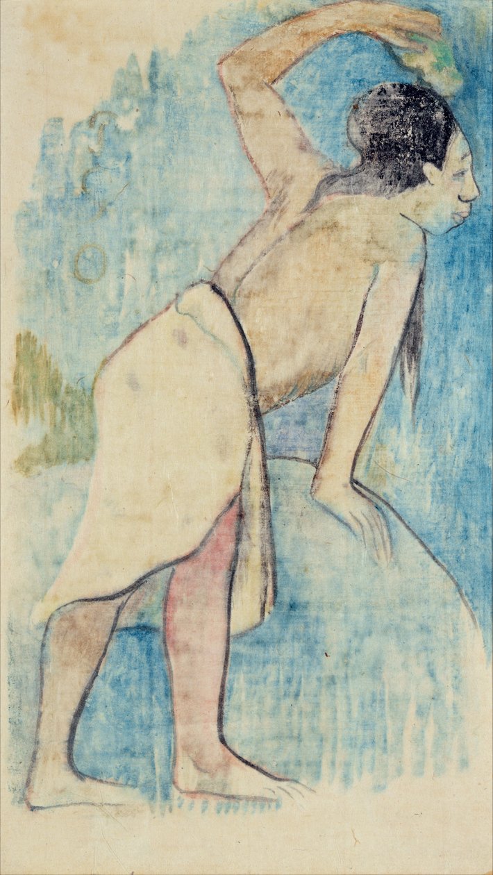 Tahitianer, 1893 (Monotypie) von Paul Gauguin
