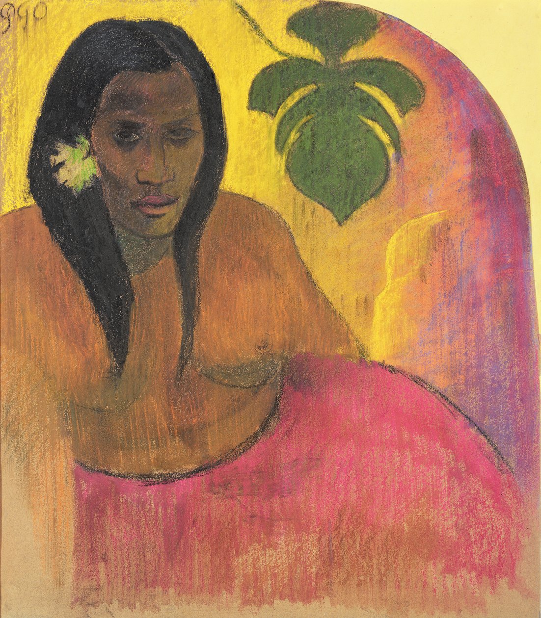 Tahitianische Frau, ca. 1894 von Paul Gauguin