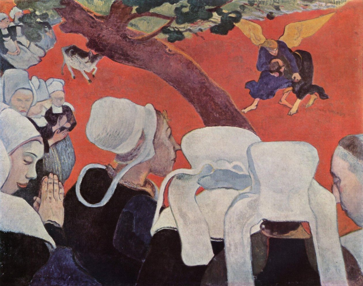 Vision nach der Predigt von Paul Gauguin