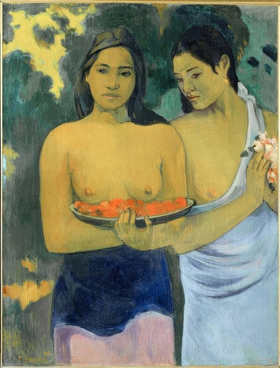Zwei Tahitierinnen von Paul Gauguin